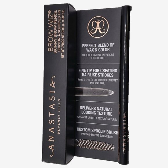 ANASTASIA Beverly Hills Brow Wiz Medium Brown Pencil Mascara Stencil NEW Beauty - Picture 5 of 8